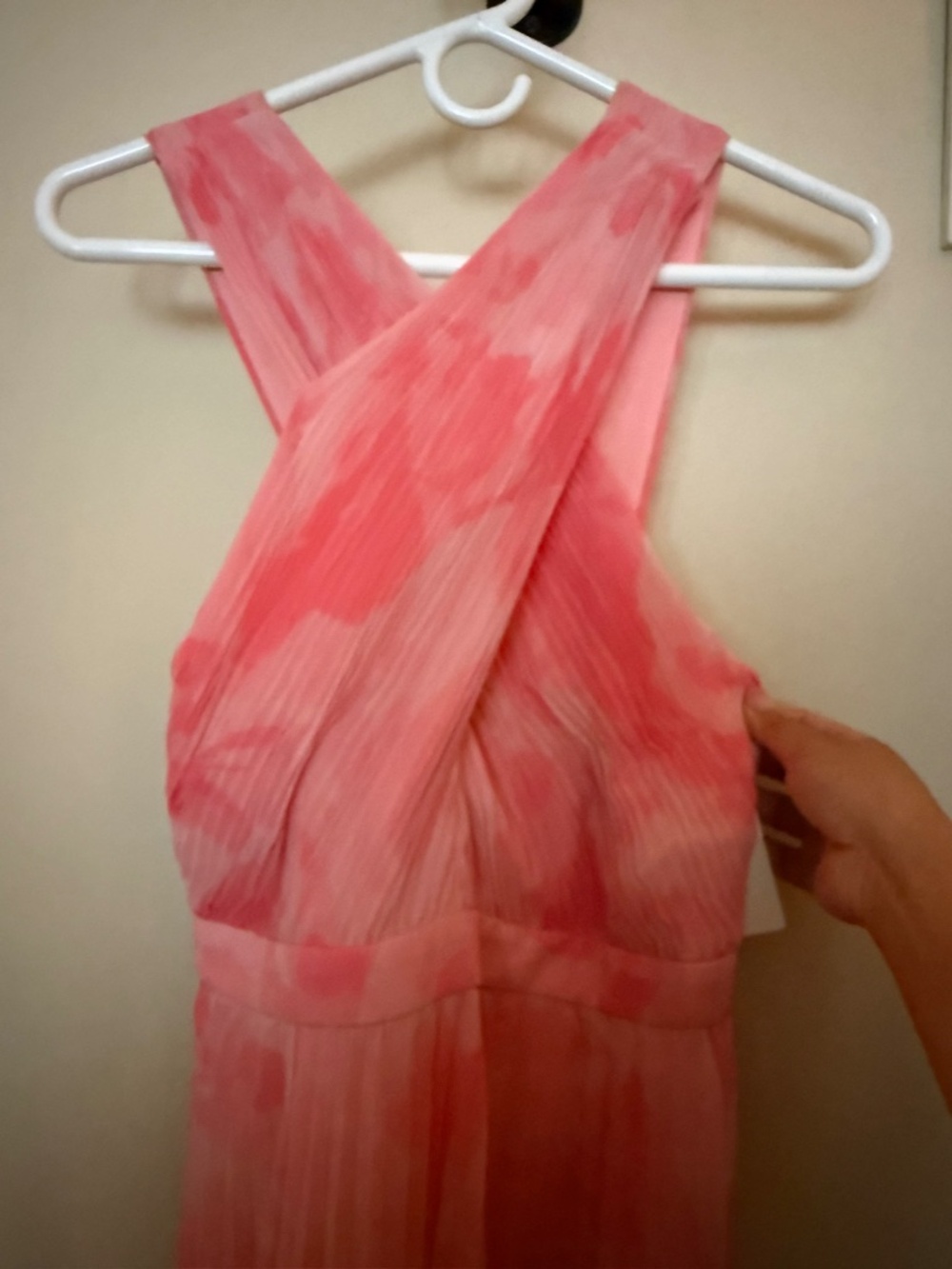 BNWT Ted Baker Cross Front Pleated Midi Dress - MIRELIA - Picture 2 of 8
